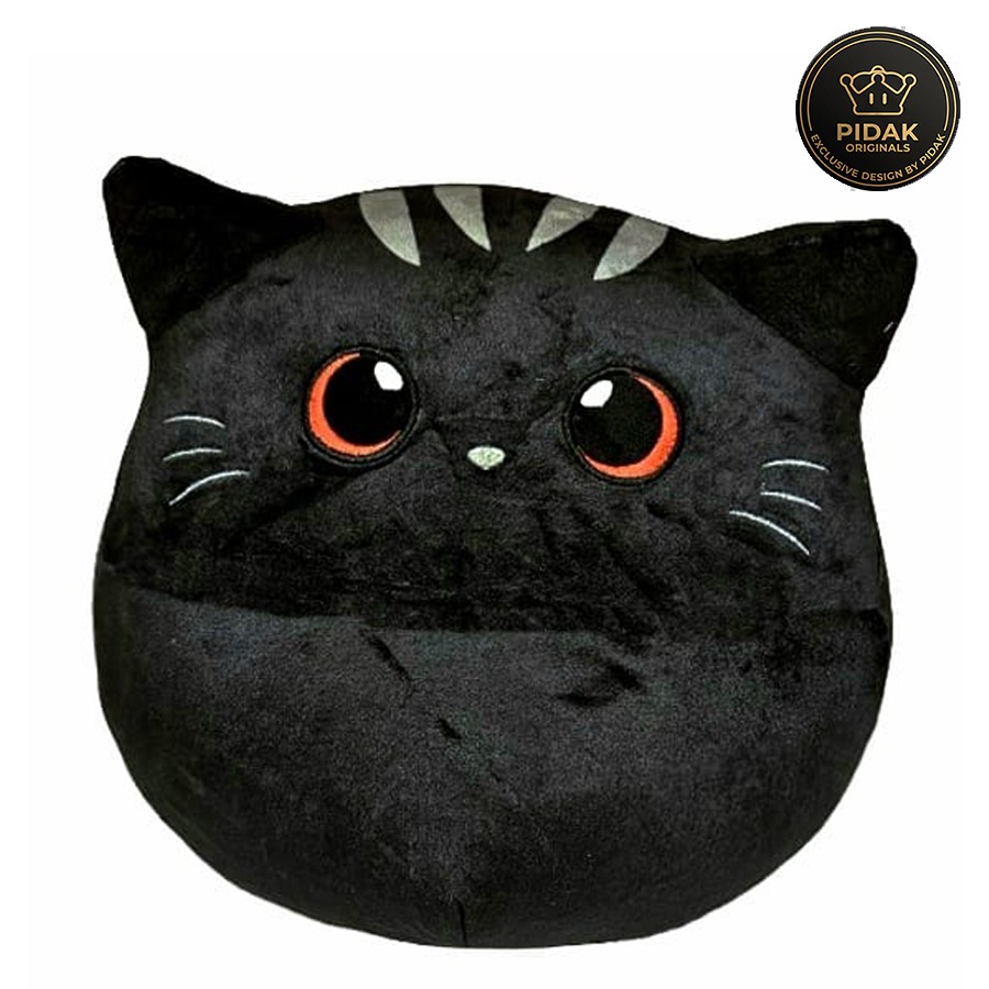 Floppi The Cat Peluche Gatto Gotico 25 cm Esclusivo PIDAK – Gatto Nero Kawaii Morbido da Collezione