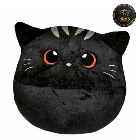 Floppi The Cat Peluche Gatto Gotico 25 cm Esclusivo PIDAK – Gatto Nero Kawaii Morbido da Collezione