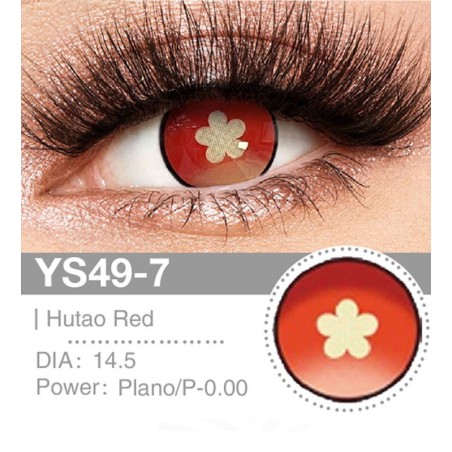Lenti a contatto Lenti Cosplay 77th Director Red 14.5 MM - Pidak Shop rosso – ideali per cosplay e fotografia
