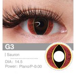 Lenti a contatto Lenti Cosplay Abhorred 14.5 MM - Pidak Shop rosso – ideali per cosplay e fotografia