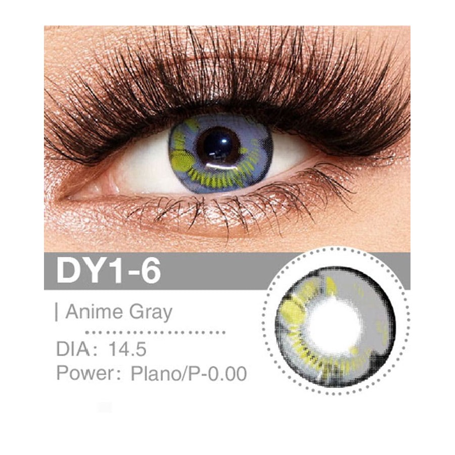 Lenti a contatto Lenti Cosplay Anime Gray 14.5 MM - Pidak Shop grigio – ideali per cosplay e fotografia