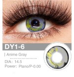 Lenti a contatto Lenti Cosplay Anime Gray 14.5 MM - Pidak Shop grigio – ideali per cosplay e fotografia