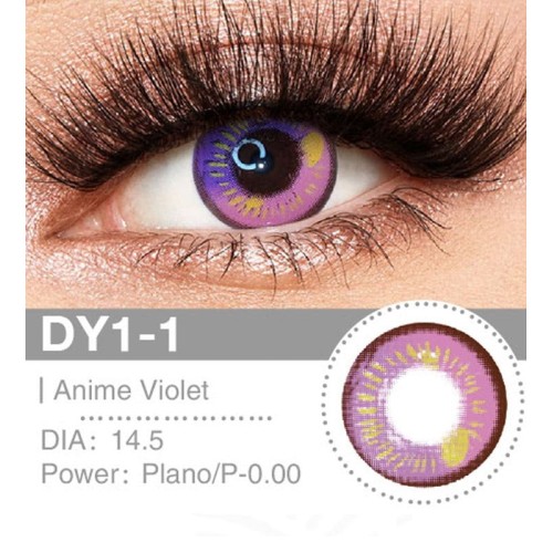 Lenti a contatto Lenti Cosplay Anime violet 14.5 MM - Pidak Shop viola – ideali per cosplay e fotografia