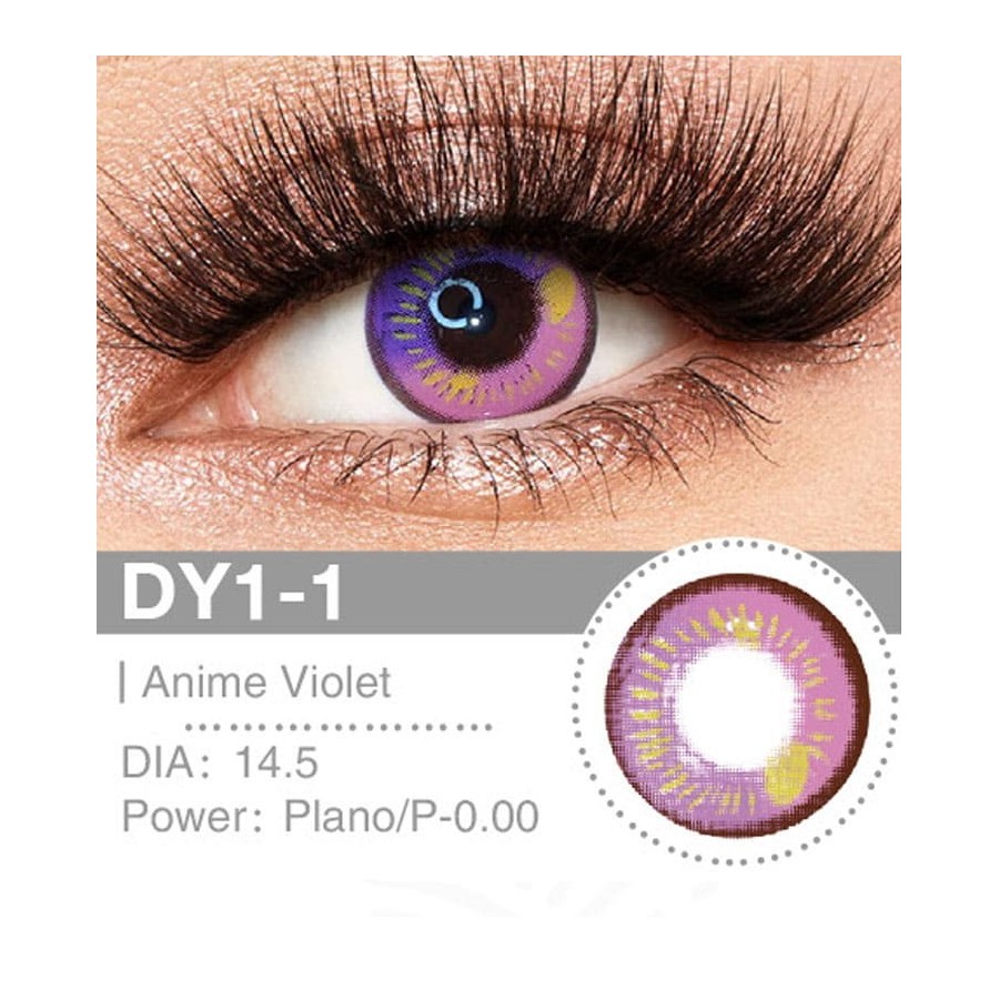 Lenti a contatto Lenti Cosplay Anime violet 14.5 MM - Pidak Shop viola – ideali per cosplay e fotografia