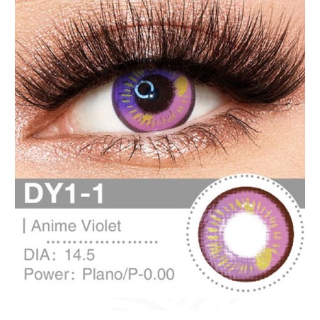 Lenti a contatto Lenti Cosplay Anime violet 14.5 MM - Pidak Shop viola – ideali per cosplay e fotografia