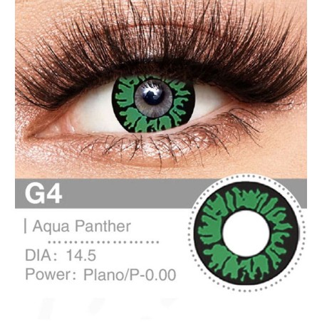 Lenti a contatto Lenti Cosplay Aqua Panther 14.5 MM - Pidak Shop – ideali per cosplay e fotografia