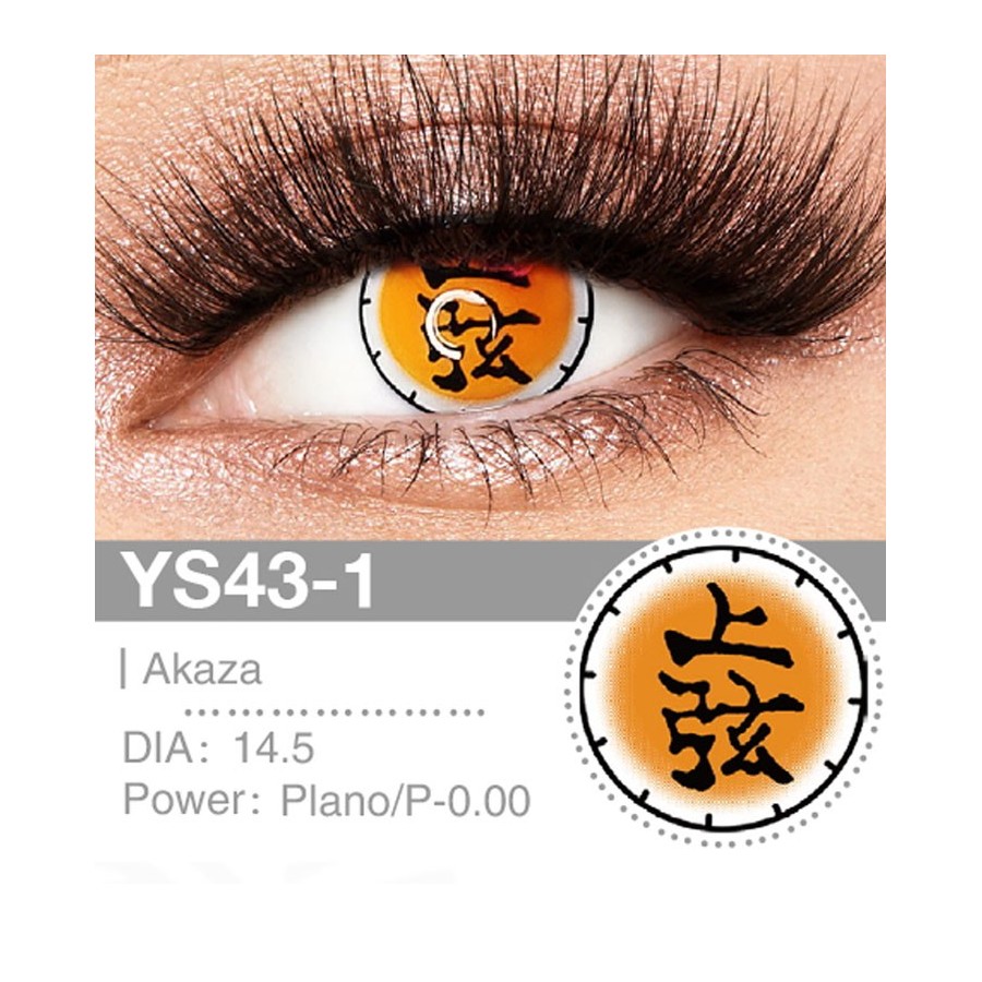 Lenti a contatto Lenti Cosplay Battle-Crazy Demon 14.5 MM - Pidak Shop – ideali per cosplay e fotografia