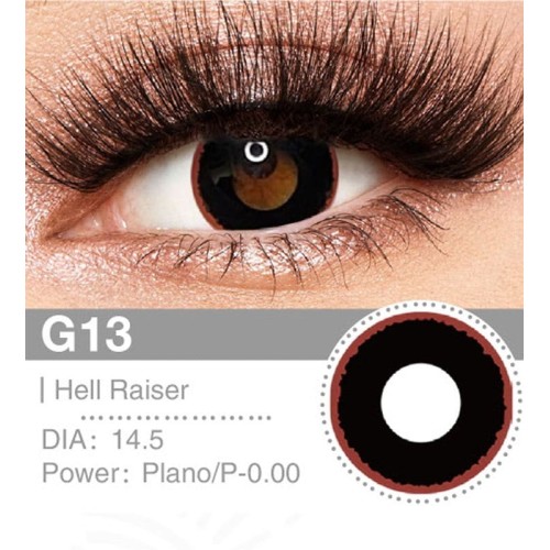Lenti a contatto Lenti Cosplay Black Horror 14.5 MM - Pidak Shop nero – ideali per cosplay e fotografia