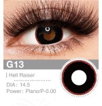 Lenti a contatto Lenti Cosplay Black Horror 14.5 MM - Pidak Shop nero – ideali per cosplay e fotografia