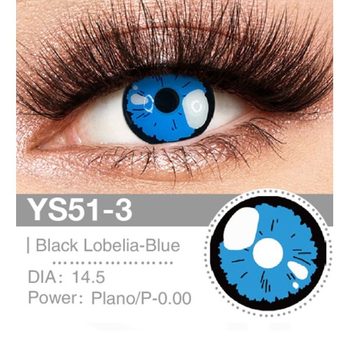 Lenti a contatto Lenti Cosplay Black Lobelia - Blue 14.5 MM - Pidak Shop blu – ideali per cosplay e fotografia