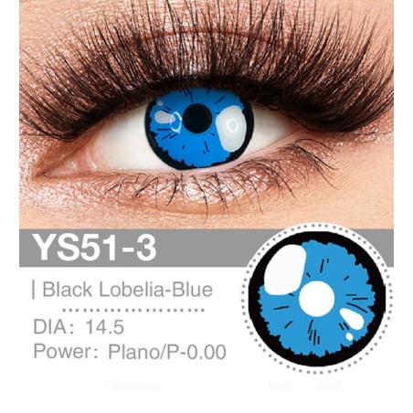 Lenti a contatto Lenti Cosplay Black Lobelia - Blue 14.5 MM - Pidak Shop blu – ideali per cosplay e fotografia
