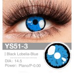 Lenti a contatto Lenti Cosplay Black Lobelia - Blue 14.5 MM - Pidak Shop blu – ideali per cosplay e fotografia