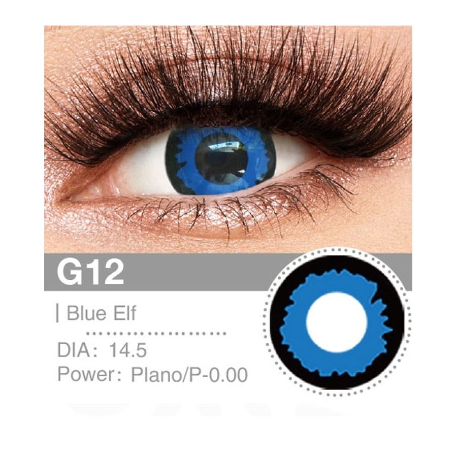 Lenti a contatto Lenti Cosplay Blue Elf 14.5 MM - Pidak Shop blu – ideali per cosplay e fotografia