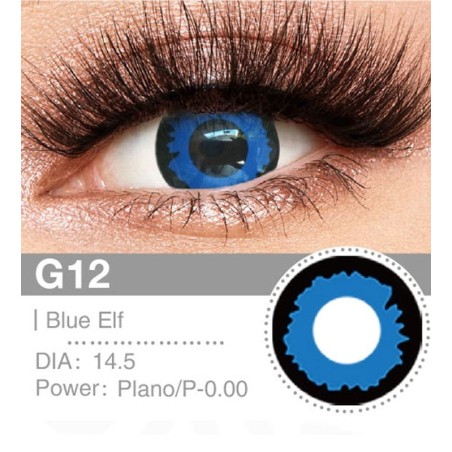 Lenti a contatto Lenti Cosplay Blue Elf 14.5 MM - Pidak Shop blu – ideali per cosplay e fotografia