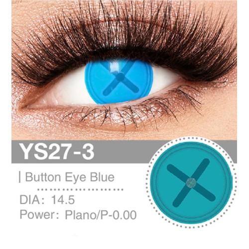 Lenti a contatto Lenti Cosplay Button Eye Blue 14.5 MM - Pidak Shop blu – ideali per cosplay e fotografia