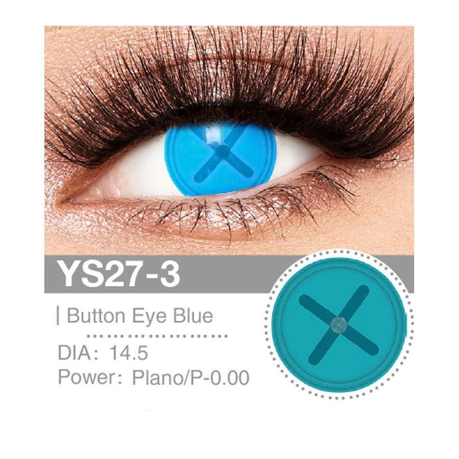 Lenti a contatto Lenti Cosplay Button Eye Blue 14.5 MM - Pidak Shop blu – ideali per cosplay e fotografia