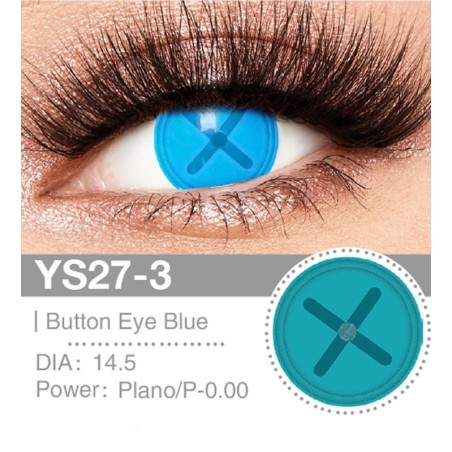 Lenti a contatto Lenti Cosplay Button Eye Blue 14.5 MM - Pidak Shop blu – ideali per cosplay e fotografia