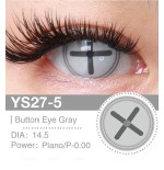 Lenti a contatto Lenti Cosplay Button Eye Gray 14.5 MM - Pidak Shop grigio – ideali per cosplay e fotografia