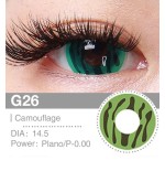Lenti a contatto Lenti Cosplay Camouflage 14.5 MM - Pidak Shop – ideali per cosplay e fotografia
