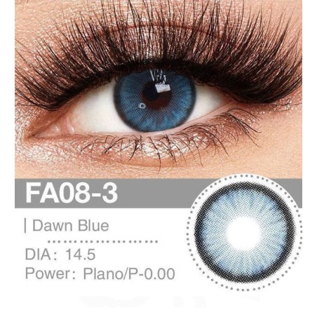 Lenti a contatto Lenti Cosplay Dawn Blue 14.5 MM - Pidak Shop blu – ideali per cosplay e fotografia