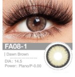 Lenti a contatto Lenti Cosplay Dawn Brown 14.5 MM - Pidak Shop marrone – ideali per cosplay e fotografia