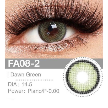 Lenti a contatto Lenti Cosplay Dawn Green 14.5 MM - Pidak Shop verde – ideali per cosplay e fotografia
