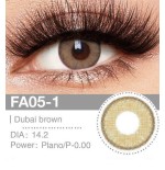 Lenti a contatto Lenti Cosplay Dubai brown 14.2 MM - Pidak Shop marrone – ideali per cosplay e fotografia