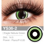 Lenti a contatto Lenti Cosplay Eagle Nebula Green 14.5 MM - Pidak Shop verde – ideali per cosplay e fotografia