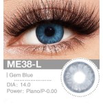 Lenti a contatto Lenti Cosplay Gem Blue 14.0 MM - Pidak Shop blu – ideali per cosplay e fotografia