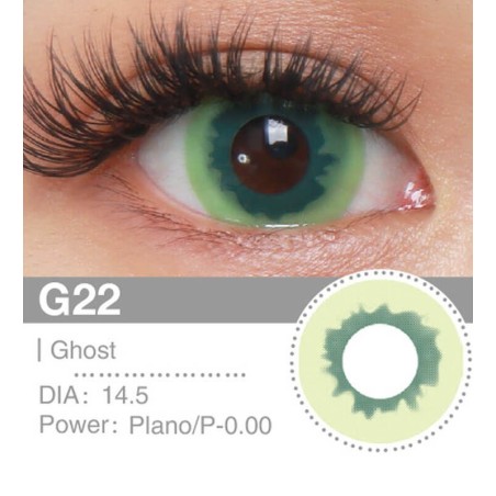 Lenti a contatto Lenti Cosplay Ghost 14.5 MM - Pidak Shop – ideali per cosplay e fotografia