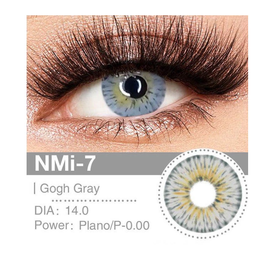 Lenti a contatto Lenti Cosplay Gogh Gray 14.0 MM - Pidak Shop grigio – ideali per cosplay e fotografia