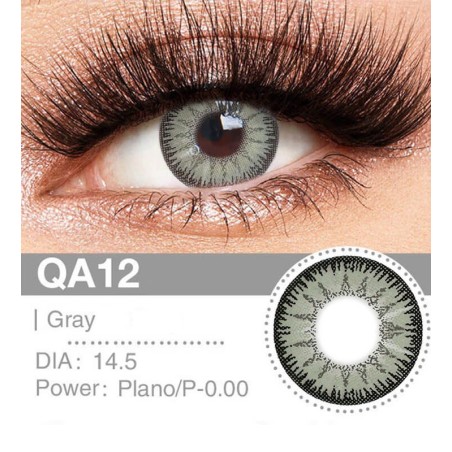 Lenti a contatto Lenti Cosplay Gray 14.5 MM - Pidak Shop grigio – ideali per cosplay e fotografia