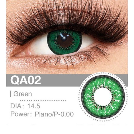 Lenti a contatto Lenti Cosplay Green 14.5 MM - Pidak Shop verde – ideali per cosplay e fotografia