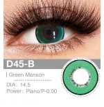 Lenti a contatto Lenti Cosplay Green Manson 2 14.5 MM - Pidak Shop verde – ideali per cosplay e fotografia