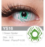 Lenti a contatto Lenti Cosplay Green Spider 14.0 MM - Pidak Shop verde – ideali per cosplay e fotografia