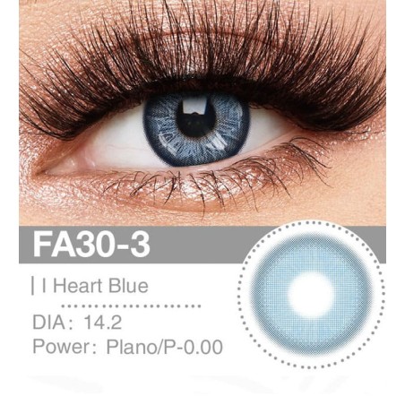 Lenti a contatto Lenti Cosplay Heart Blue 14.2 MM - Pidak Shop blu – ideali per cosplay e fotografia