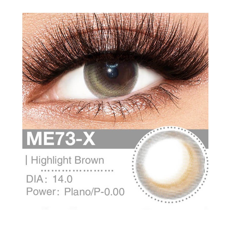 Lenti a contatto Lenti Cosplay Highlight Brown 14.0 MM - Pidak Shop marrone – ideali per cosplay e fotografia