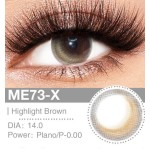 Lenti a contatto Lenti Cosplay Highlight Brown 14.0 MM - Pidak Shop marrone – ideali per cosplay e fotografia