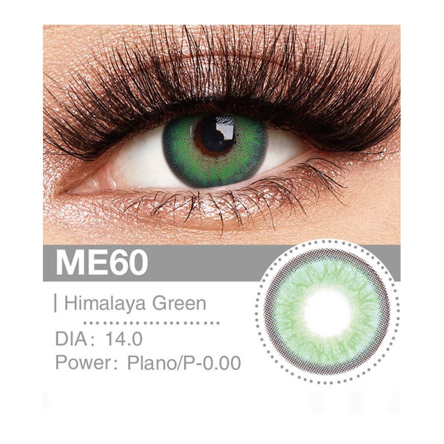 Lenti a contatto Lenti Cosplay Himalaya Green 14.0 MM - Pidak Shop verde – ideali per cosplay e fotografia