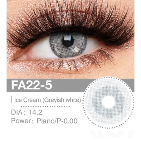 Lenti a contatto Lenti Cosplay Ice Cream (Greyish white) 14.2 MM - Pidak Shop grigio – ideali per cosplay e fotografia