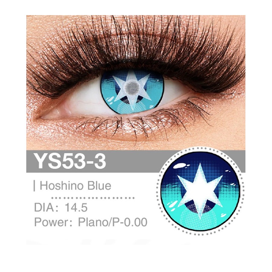Lenti a contatto Lenti Cosplay Idol Blue 14.5 MM - Pidak Shop blu – ideali per cosplay e fotografia
