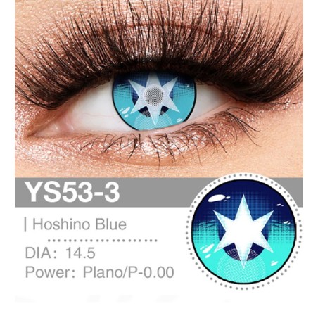 Lenti a contatto Lenti Cosplay Idol Blue 14.5 MM - Pidak Shop blu – ideali per cosplay e fotografia