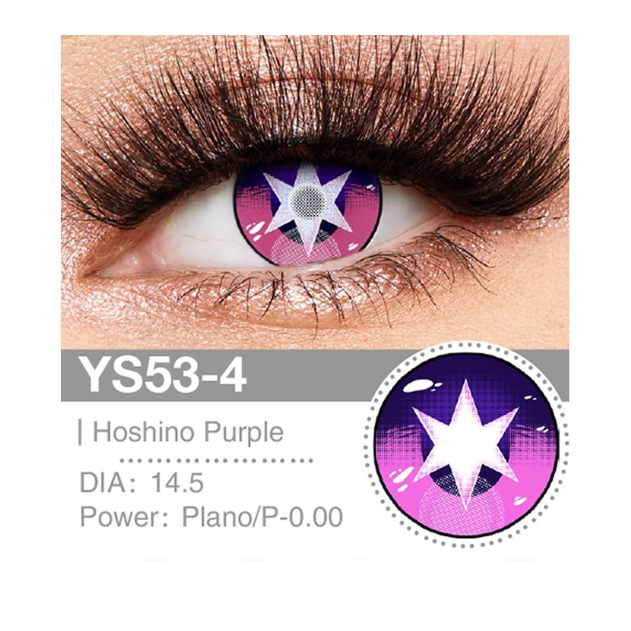 Lenti a contatto Lenti Cosplay Idol Purple 14.5 MM - Pidak Shop viola – ideali per cosplay e fotografia