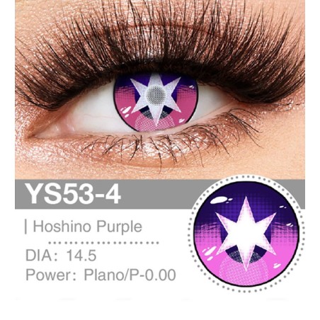 Lenti a contatto Lenti Cosplay Idol Purple 14.5 MM - Pidak Shop viola – ideali per cosplay e fotografia
