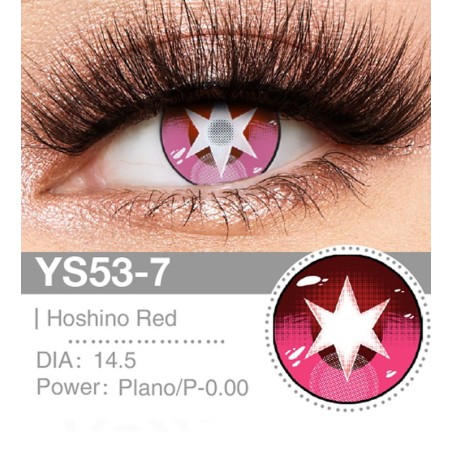 Lenti a contatto Lenti Cosplay Idol Red 14.5 MM - Pidak Shop rosso – ideali per cosplay e fotografia