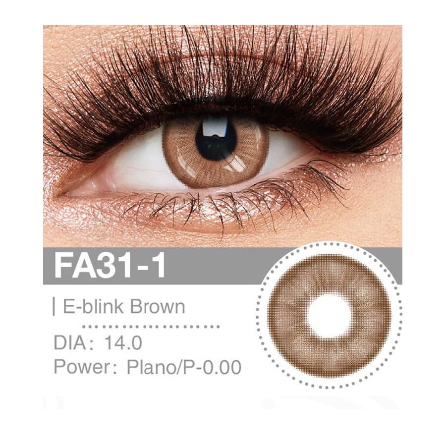 Lenti a contatto Lenti Cosplay Link Brown 14.0 MM - Pidak Shop marrone – ideali per cosplay e fotografia