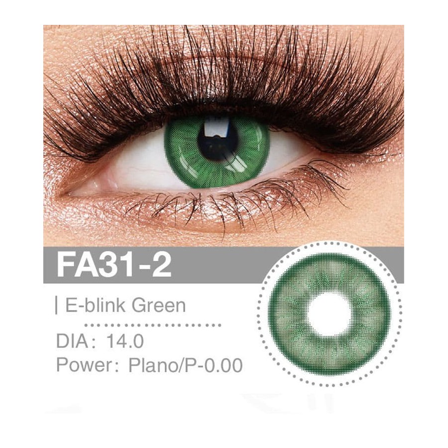Lenti a contatto Lenti Cosplay Link Green 14.0 MM - Pidak Shop verde – ideali per cosplay e fotografia