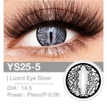 Lenti a contatto Lenti Cosplay Lizard Eye Sliver 14.5 MM - Pidak Shop – ideali per cosplay e fotografia