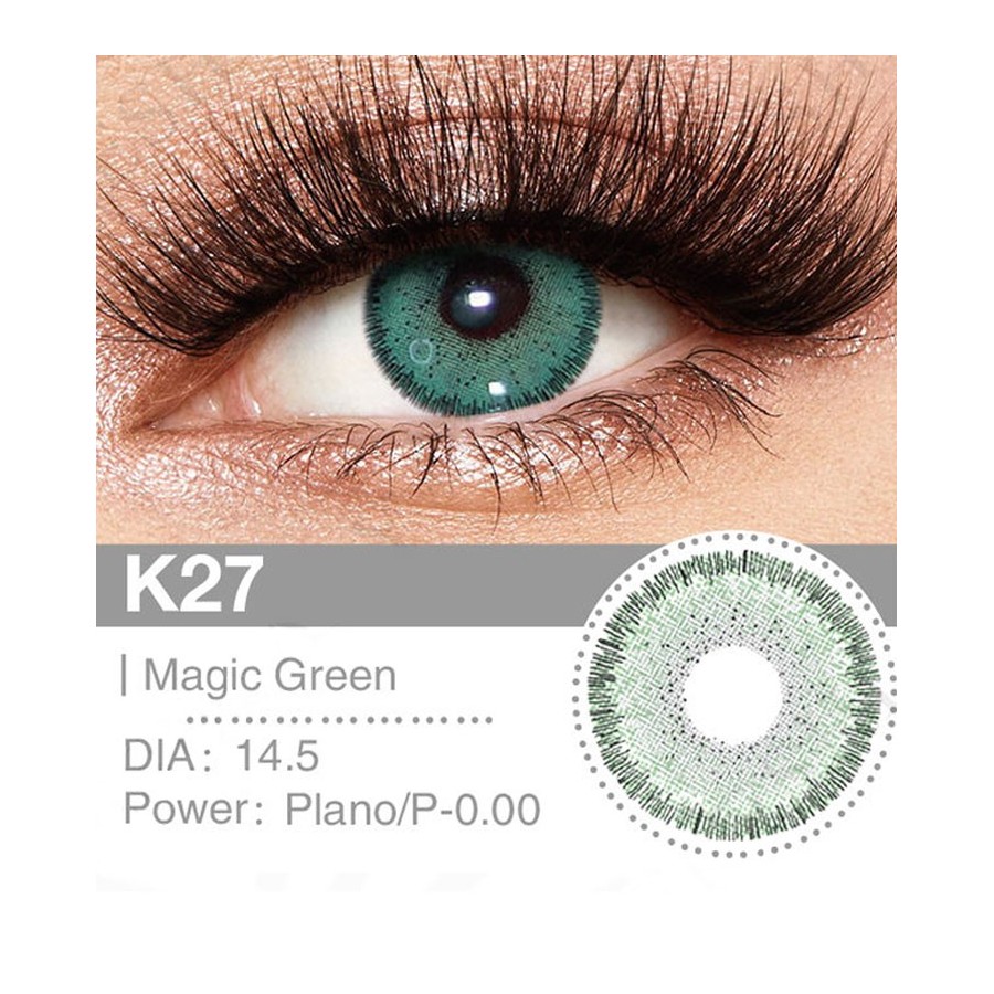 Lenti a contatto Lenti Cosplay Magic Green 14.5 MM - Pidak Shop verde – ideali per cosplay e fotografia