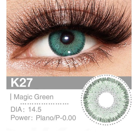 Lenti a contatto Lenti Cosplay Magic Green 14.5 MM - Pidak Shop verde – ideali per cosplay e fotografia